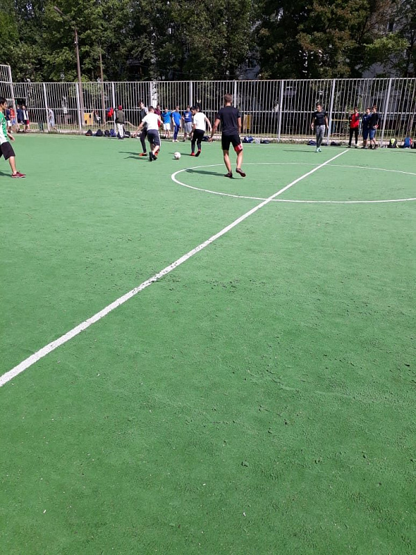 Турнир по дворовому футболу в Московском районе города Твери, посвященный Дню физкультурника